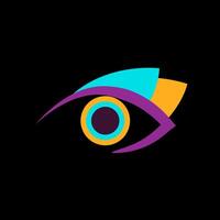 Digital eye Animation 4k without background, Futuristic eye symbol 4k video