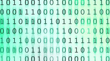 Random Digital Binary Code Background video