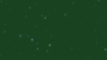 Realistic flicker stars. 4k seamless loop animation with a green screen background video