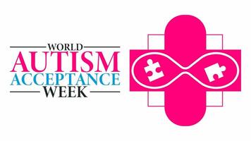 Understanding Autism, A Week of Acceptance and Support vector