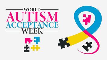 Embracing Neurodiversity , World Autism Acceptance Week vector