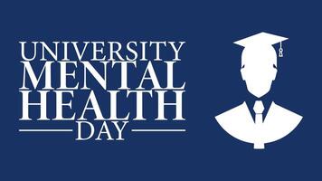 Supporting Minds, University Mental Health Day vector