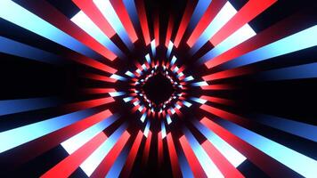 Red and Light Blue Colored Lines Movement Background VJ Loop in 4K video