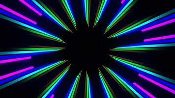 Multicolor Energy Center Background VJ Loop in 4K video