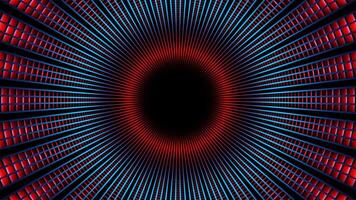 Red and Blue Cyber Eyeball Background VJ Loop in 4K video