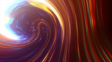 Vibrant abstract neon light streaks creating a futuristic motion blur effect video