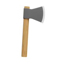 axe 3d rendering icon illustration png