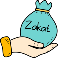 Hand giving Zakat, The Act of Giving in Ramadan png