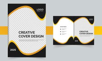 Cover design layout for business or others purpose vector