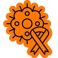 Cancer Cell icon assosiation vector