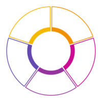 Infographic with 5 steps, process or options. business concept. png