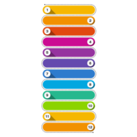 Infographic with 12 steps, process or options. for presentation. png