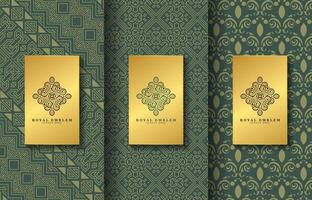 elegant retro labels with calligraphic logo design template. vector