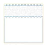 colorful backdrop ornament pattern border background vector