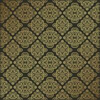Luxury gold art line pattern design. vector