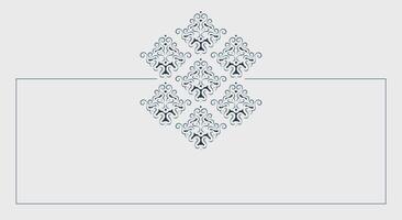 ornament border pattern background. vector