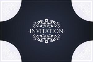 Colorful invitation background style ornamental pattern. vector