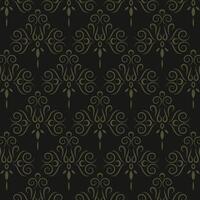 classic dark ethnic seamless pattern template vector