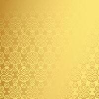 Luxury golden art line pattern design vector