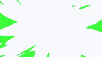 A green and white abstract background with a white background video