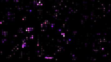 Digital, lightning background with random neon lights, purple abstract background video