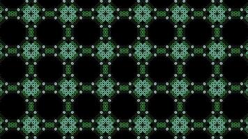 Digital, lightning background with random neon lights, abstract background with kaleidoscope pattern video