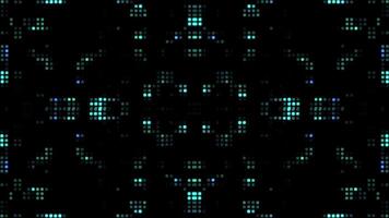 Digital, lightning background with random neon lights, light blue abstract background video