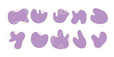 Abstract Blob Shape Illustration vector