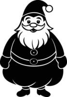 Mysterious Santa Claus Available on EPS File vector