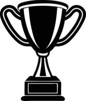 Champion Trophy Silhouette Available on EPS File vector