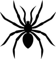Webbed Spider Silhouette Available on EPS File vector