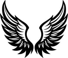 Majestic Wings Silhouette Available on EPS File vector