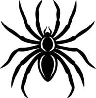 Terrifying Spider Silhouette Available on EPS File vector