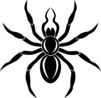 Menacing Spider Silhouette Available on EPS File vector