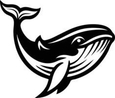 Graceful Whale Silhouette Available on EPS File vector