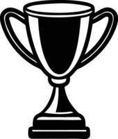Ultimate Victory Trophy Silhouette Available on EPS File vector
