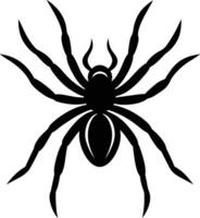 Fierce Spider Silhouette Available on EPS File vector