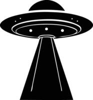 Advanced UFO Silhouette Available on EPS File vector