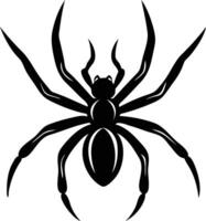 Mysterious Spider Silhouette Available on EPS File vector