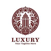 Luxury Logo Simple Design vector