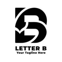 Logo Letter B Simple Design Illustration vector