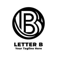 Logo Simple Letter B Design Illustration vector
