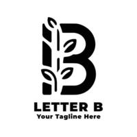 Simple Logo Letter B Illustration Design vector