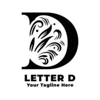 Logo Simple Letter D Design vector