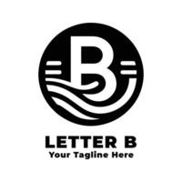 Logo Simple Letter B Design vector
