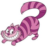 Cheshire cat clip art vector