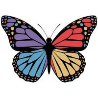 Crisp and Clean Butterfly Design with Sharp Edges. vector