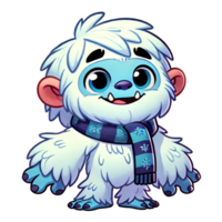 A cartoon character with a scarf on png