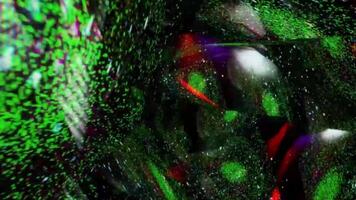 Abstract Glitter Tunnel Background Digital Rendering video