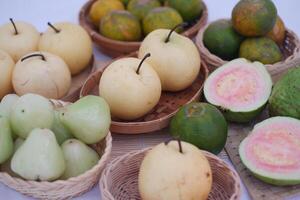Vibrant and Juicy with A Tropical Fruit Display photo